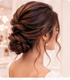 Chignon bas élégant et texturé